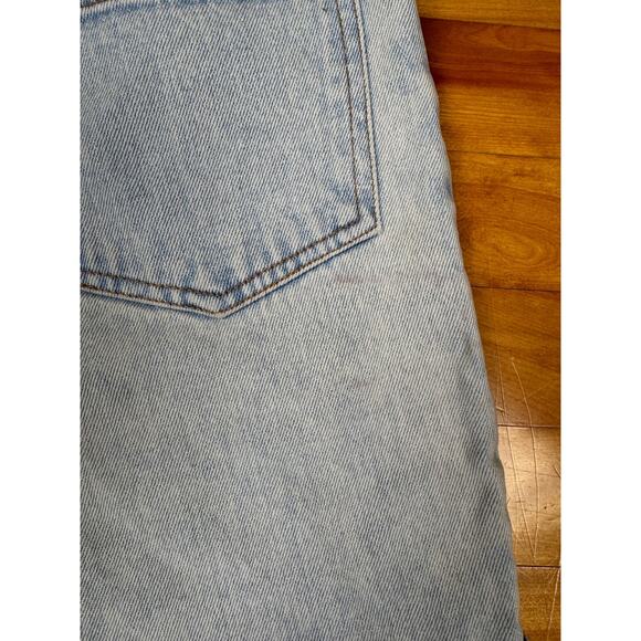 Vintage 90s Jean Shorts by Cristina, High Rise Light Wash Cutoff, W24", Fits 0-2 - Picture 4 of 10